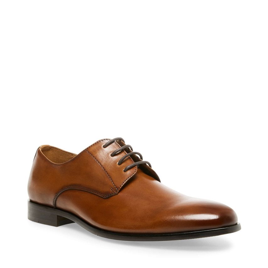 Zapatos Derby Steve Madden Prey Cuero Hombre Marrones | ES ZP4916